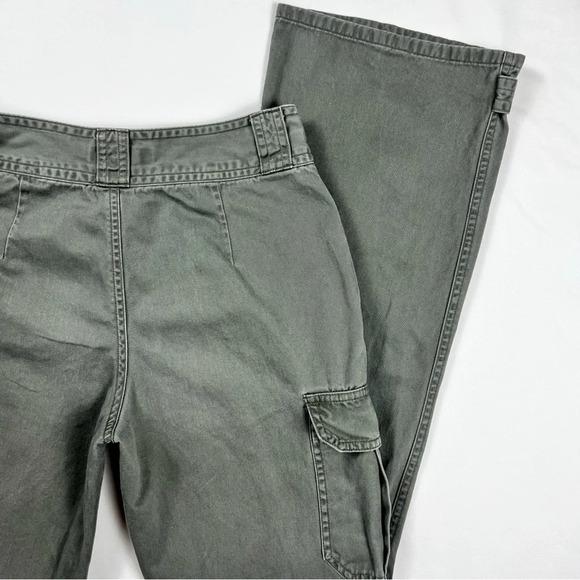 Y2K Olive Green Utility Pants - Picture 4 of 10